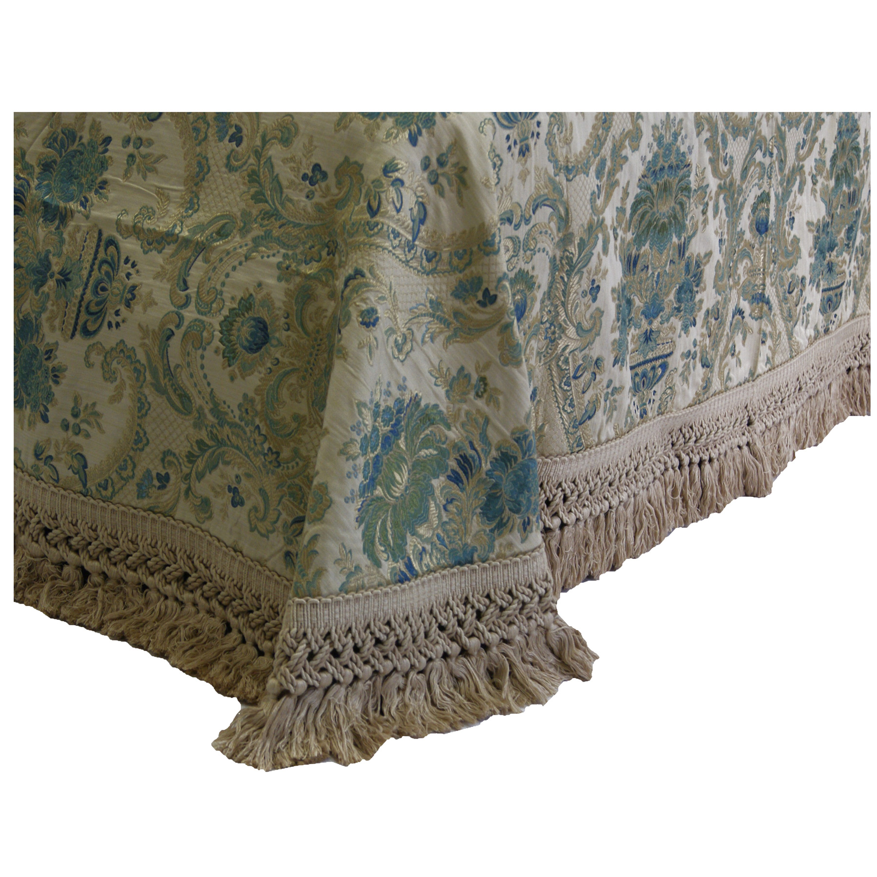 Copriletto Kantha Patchwork Verde Queen Size 228x274 Cm - Fatto A Mano In Seta Patola E Cotone - Trapunta Reversibile Ecologica Per Letto E Spiaggia
